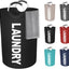 Cesta ropa sucia 75L plegable impermeable con asas aluminio
