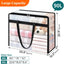 6 Pzas Bolsas Almacenamiento Transparentes con Cremallera