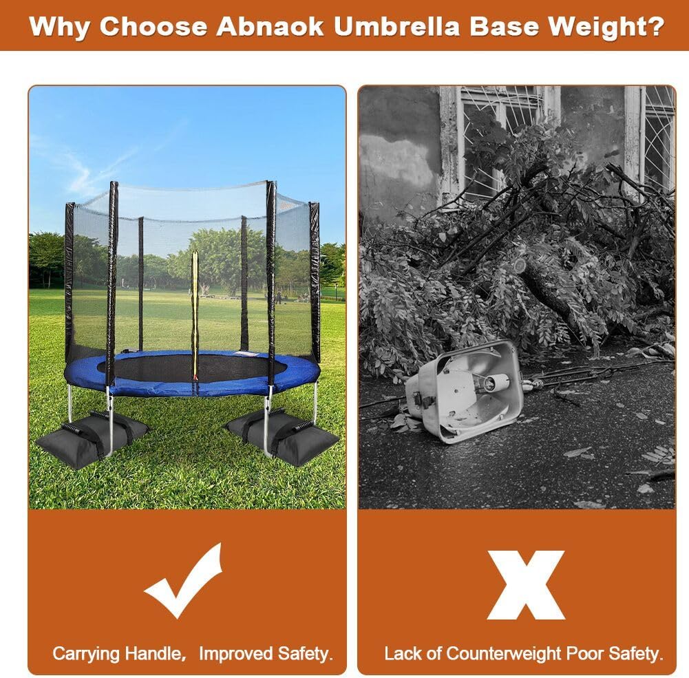 Bolsas arena rellenables 132lb para pesar patio jardín