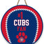 Letrero MLB Chicago Cubs forma béisbol madera