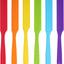 6 Espátulas Silicona Antiadherentes Mango Largo 6 Colores
