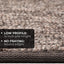 Alfombra antiderrap interior gris guijarro 2x3ft