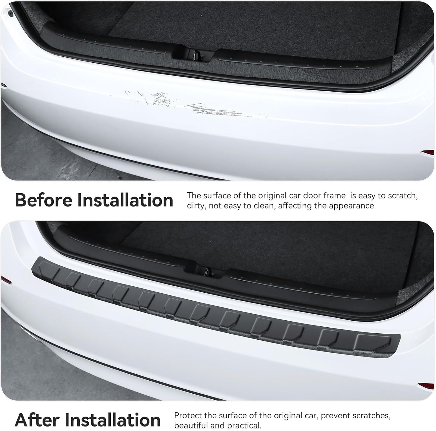 Protector parachoques trasero ABS para Honda Accord híbrido