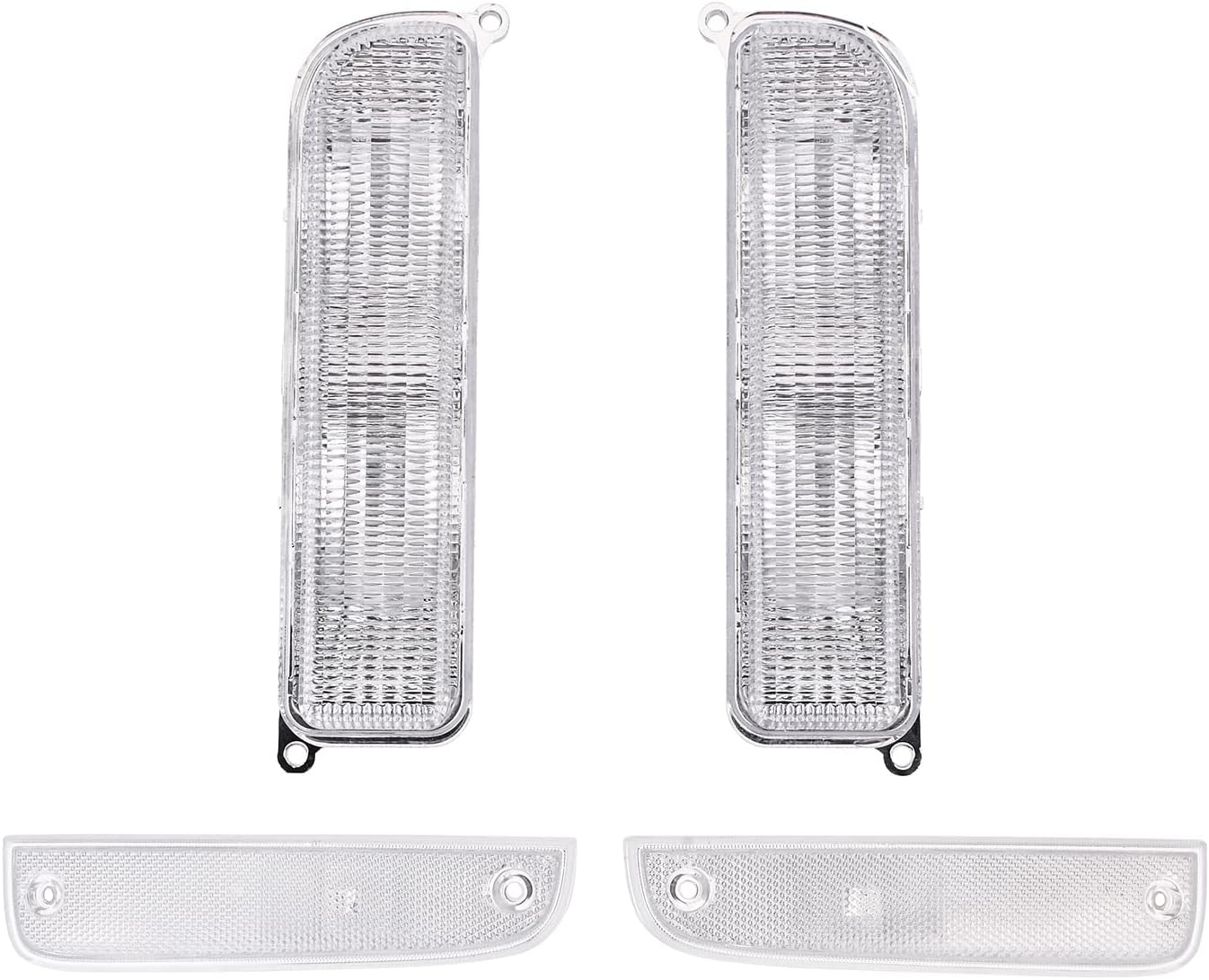 Set luces señal Jeep XJ 97-01 para parachoques cristal