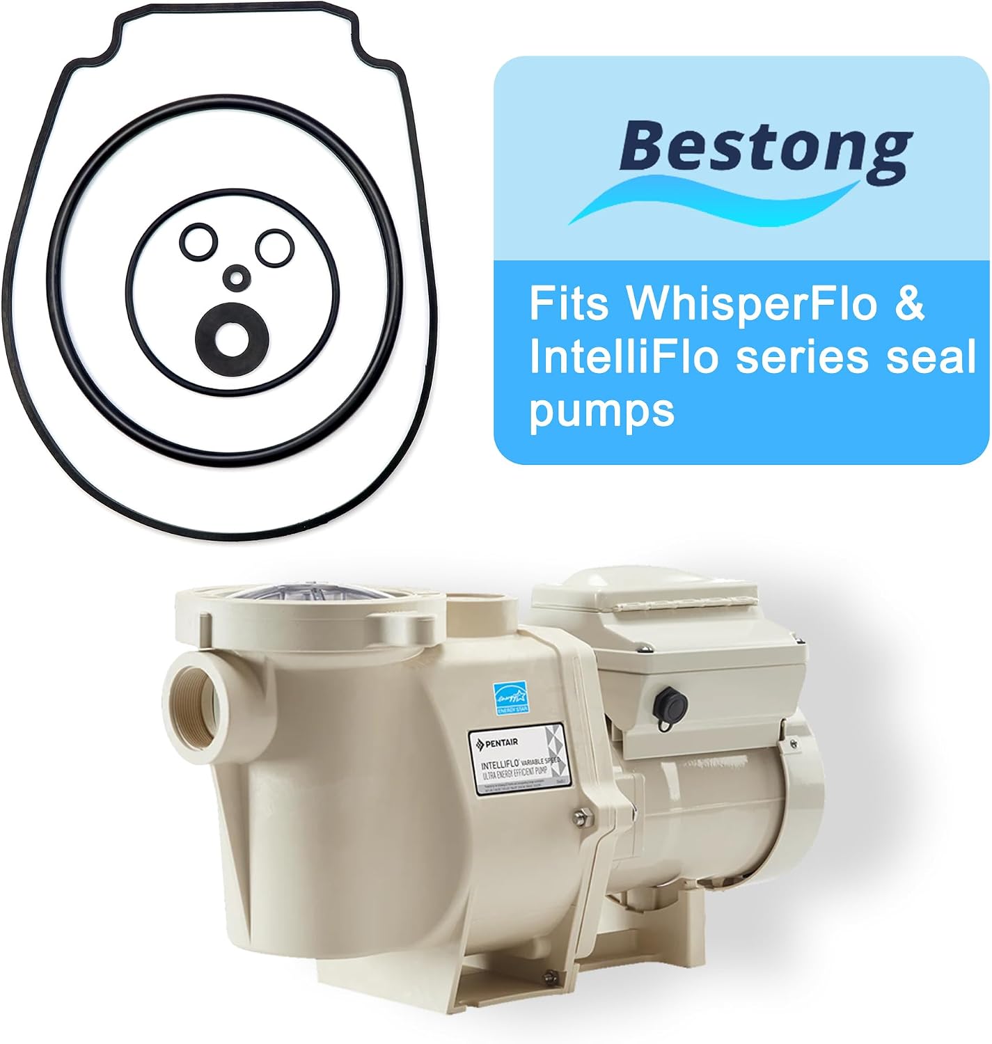 Kit juntas tóricas Pentair WhisperFlo e IntelliFlo