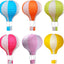 6 Pzas Farol Papel Globo 12pulg Decoración Fiesta