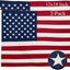 2 Banderas Estadounidenses 12x18" Bordadas Resistentes