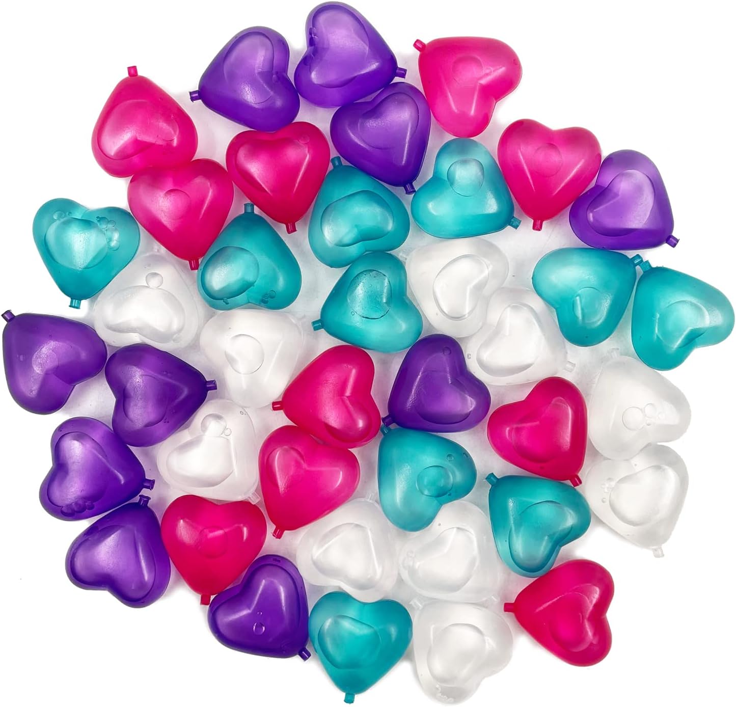 Cubos hielo plástico reutilizables forma corazón