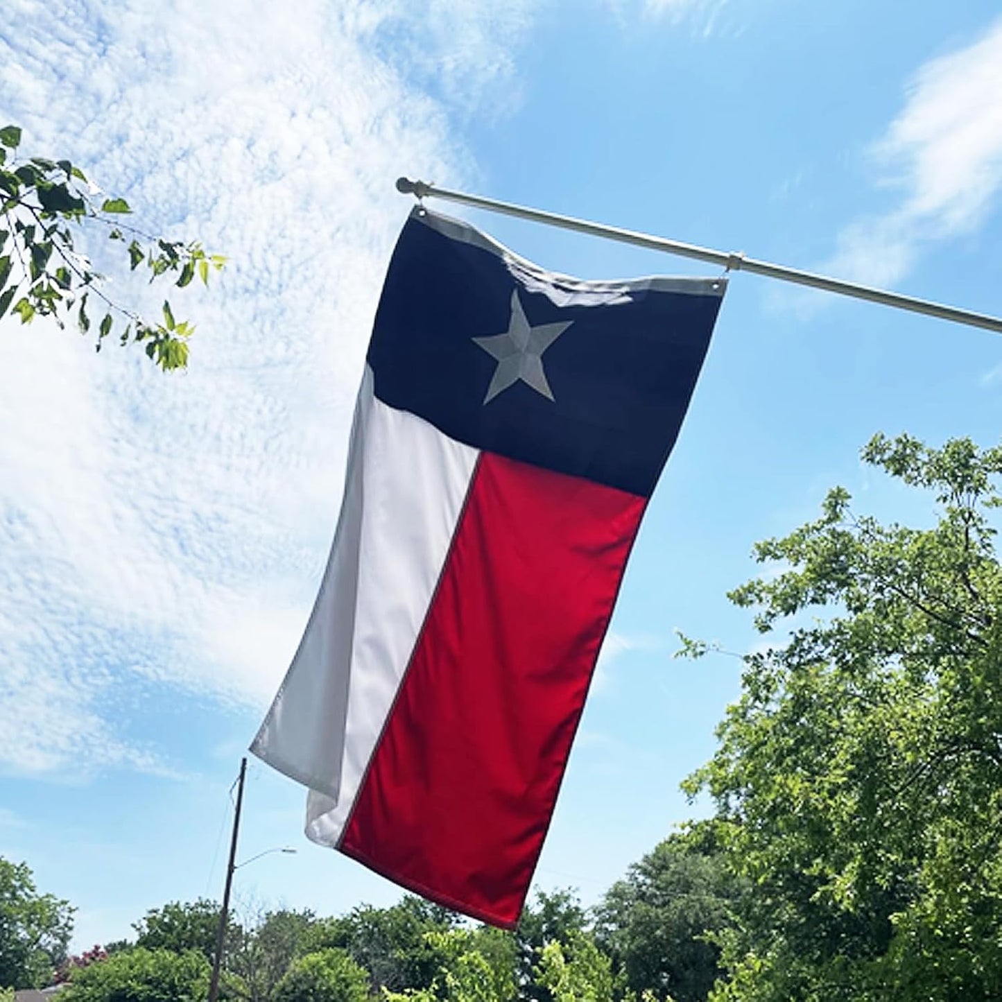 Bandera Texas 3x5ft para exteriores con ojales latón
