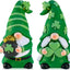 Gnomos San Patricio 2 figuras duende trébol decoración