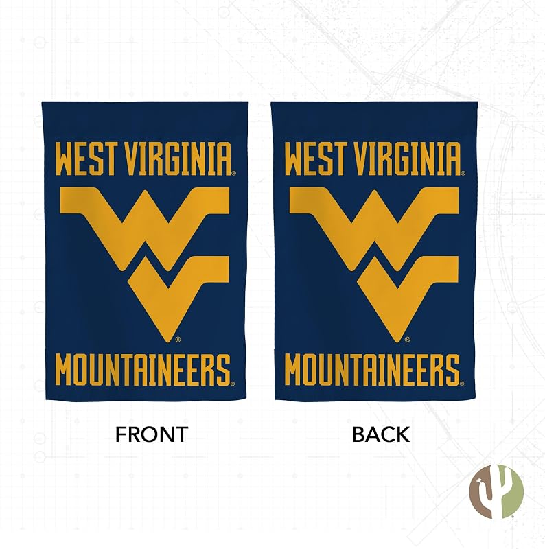 Bandera WVU 19x12pulg para eventos al aire libre