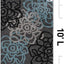 Tapete moderno con diseño de flores