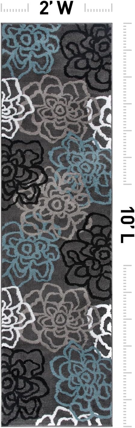 Tapete moderno con diseño de flores