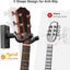 Soporte pared guitarra eléctrica acústica bajo ukelele negro