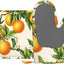 Manopla horno naranja soporte olla silicona resistente calor