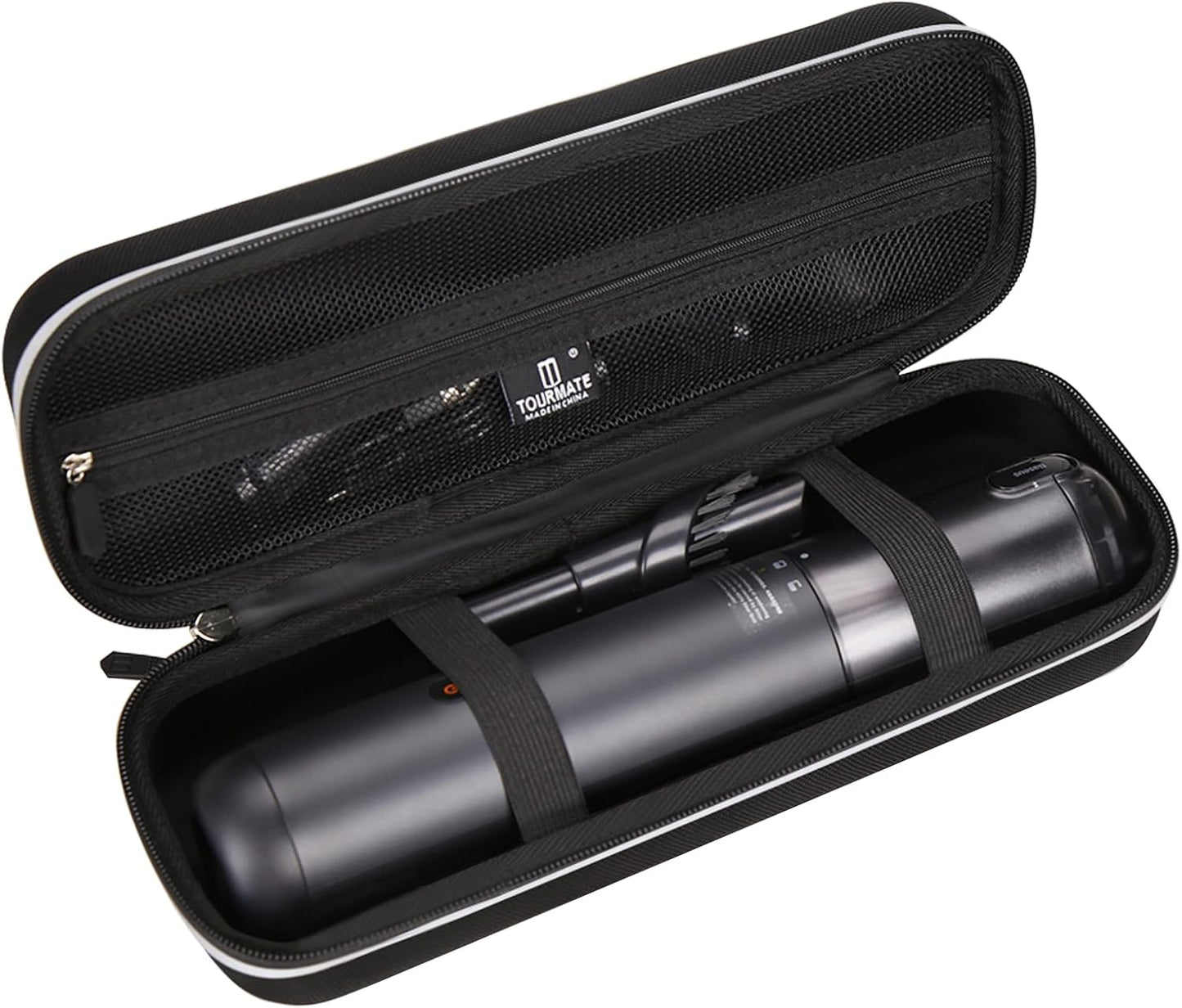 Funda almacenamiento rígida aspirador Baseus negro