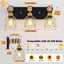 Luz de tocador 3 luces negra y dorada para baño y sala