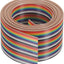 Cable cinta arco iris 30 pines 6.6ft 0.050pulg para electrónica
