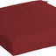 Cojín asiento 21x21" resistente lluvia silla patio rojo rubí