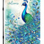 Bandera bienvenida doble cara 12x18" exterior azul