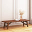 Mesa para planta cepillo alambre castaño