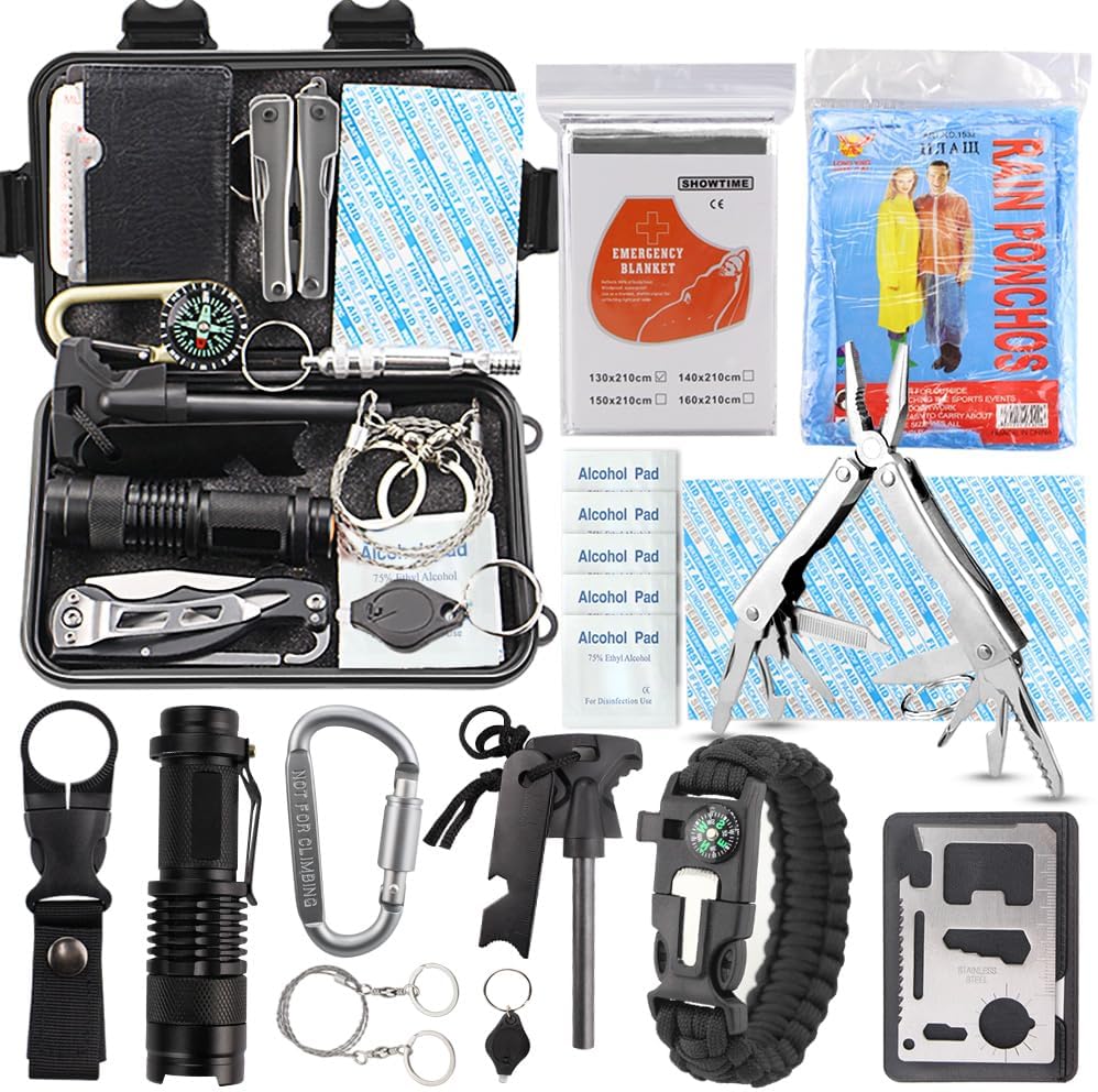 Kit supervivencia equipo emergencia camping viajes