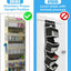 Organiz. puerta 5 bolsillos grandes malla