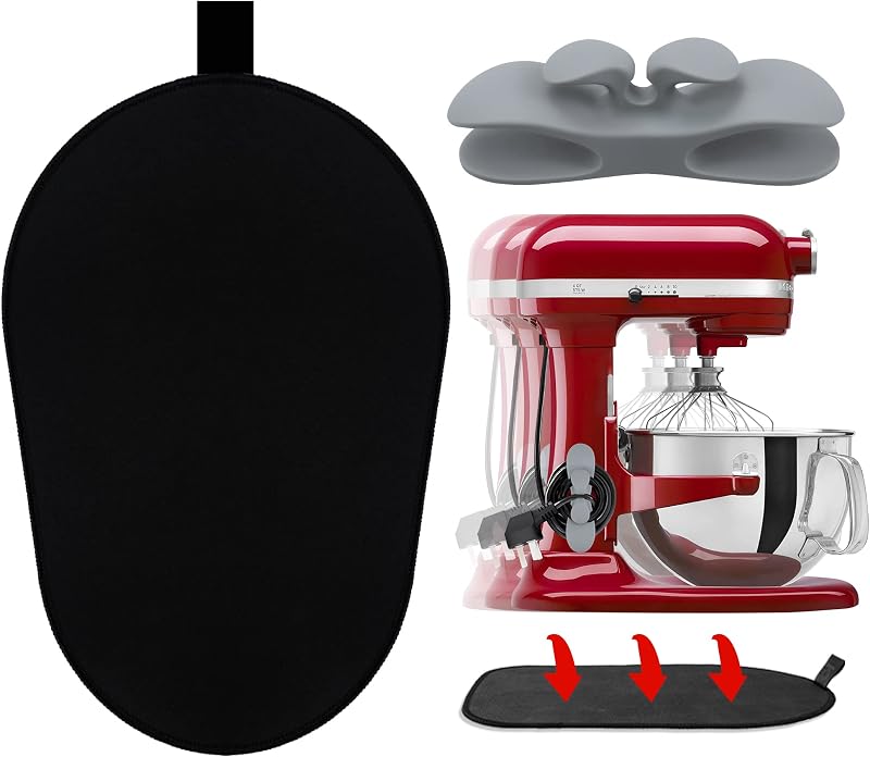 Alfombrilla deslizante para batidora Kitchenaid 5-8qt con accesorio