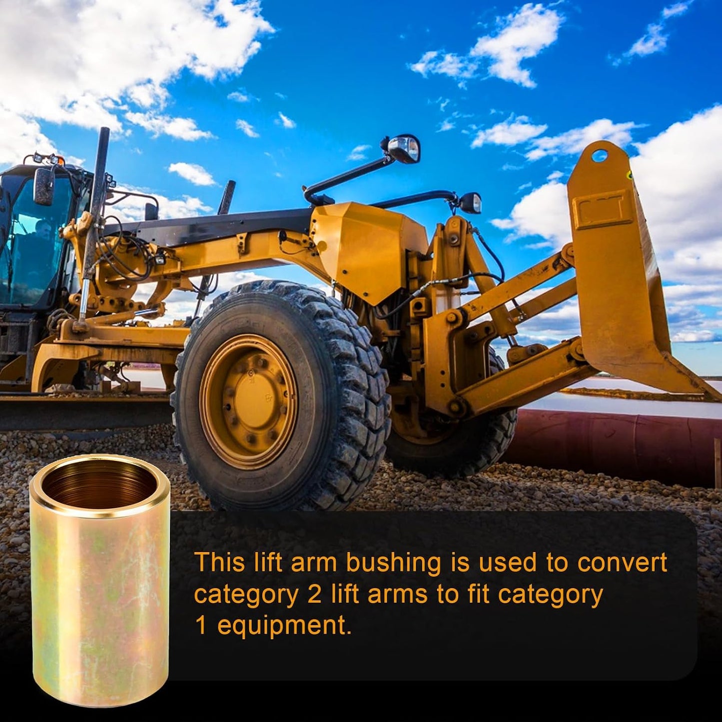 5 Bujes Universales para Brazo Elevación Tractor Cat 1 a 2