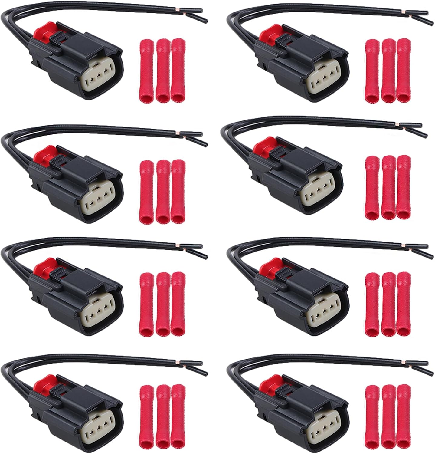 8 Pzas Arnés Conector Bobina Encendido Ford V6 V8 Flex