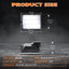 Luz matrícula LED comp Dodge Durango 14-24 6000K blanco 2uds