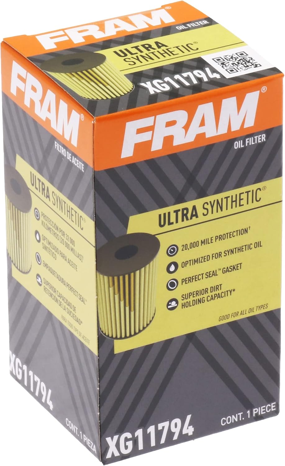 Filtro aceite sintético SureGrip XG11794 pack 1