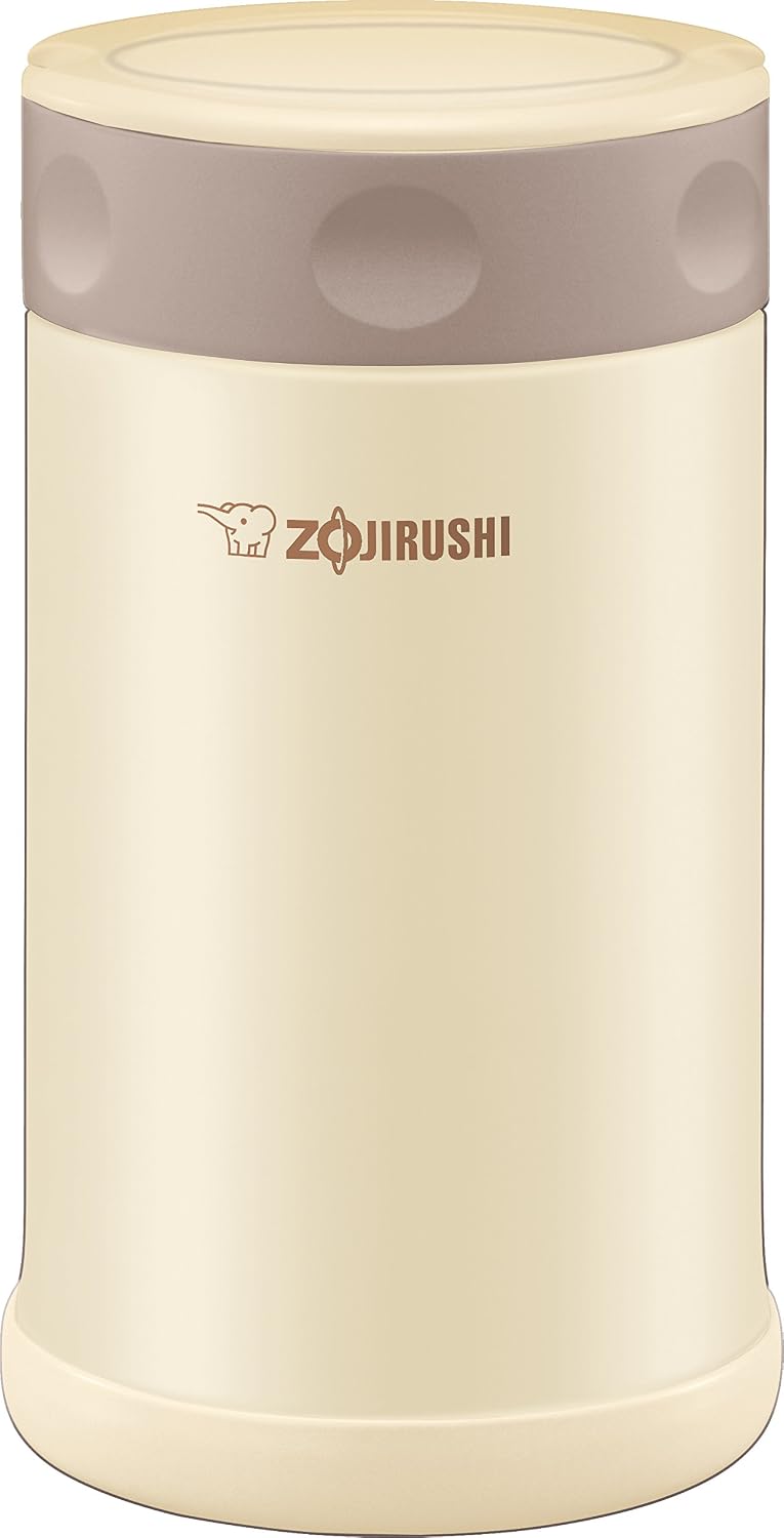 Tarro alimentos acero inox 25oz color crema