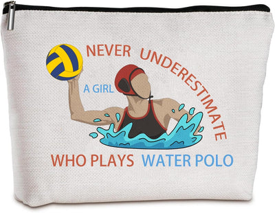 Bolsa maquillaje para waterpolo blanco