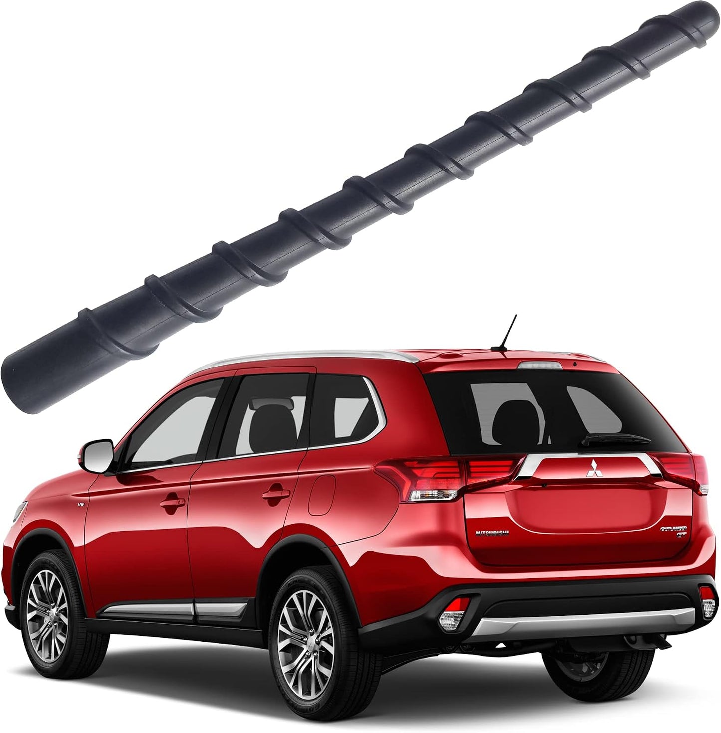 Antena goma espiral flexible 7" para Outlander 07-17
