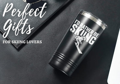 Vaso acero inox aislado 20oz regalo esquí hombre