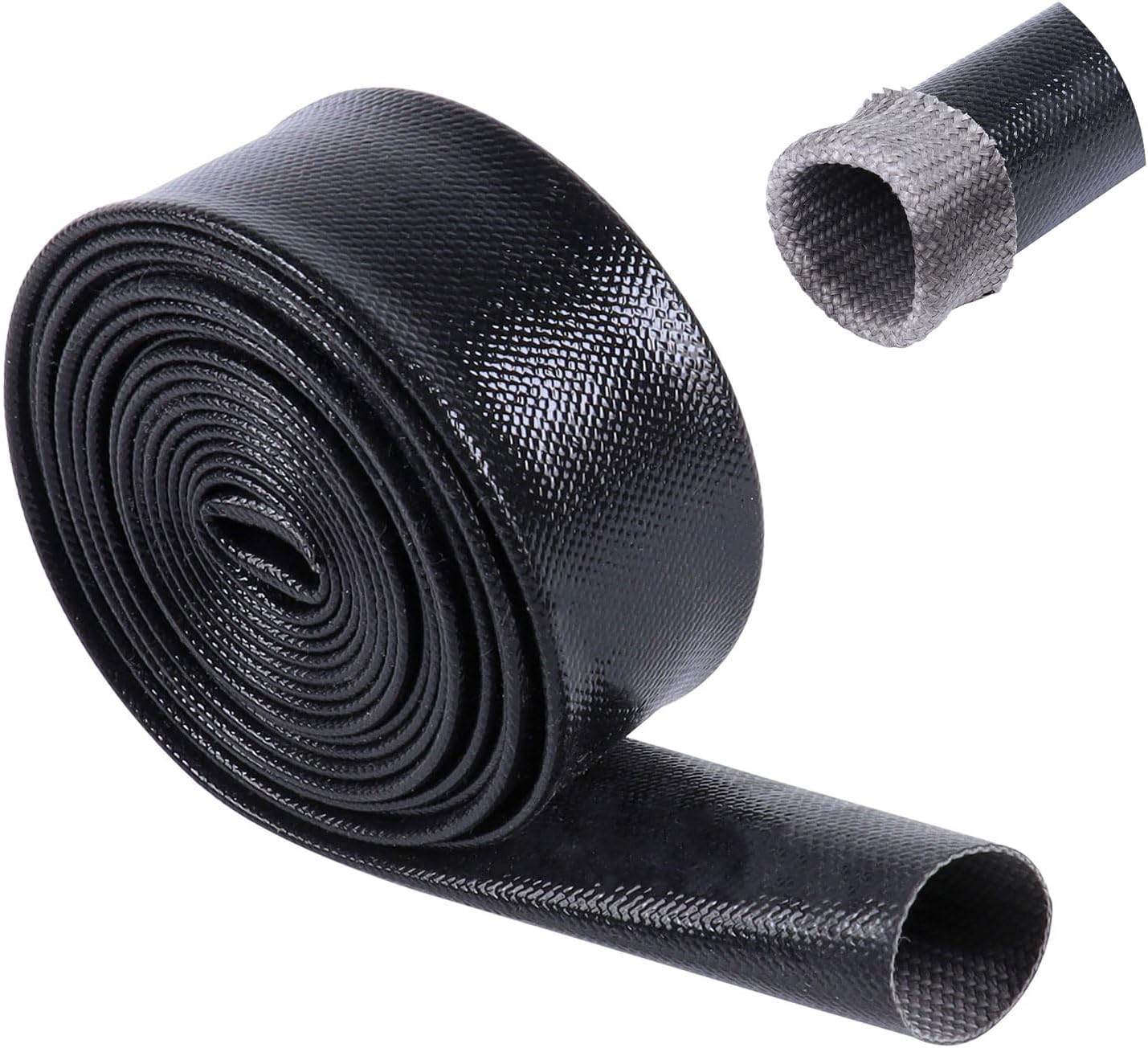 Funda protección térmica 3/4" 12ft silicona 380°F negro