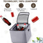 Organiz. maletero 4en1 con bolsa enfriadora plegable coche