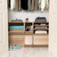 Caja almacenamiento madera modular puerta marrón claro