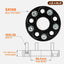 Adaptadores rueda 5x100 BRZ 13-22 forjados 4uds