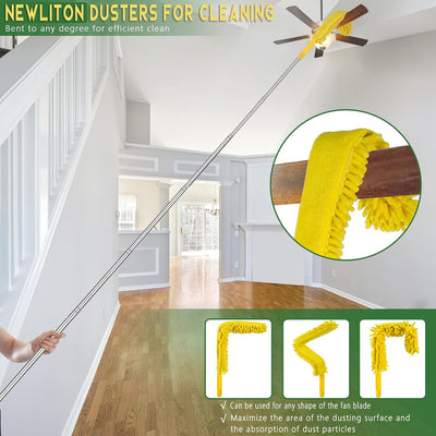 Plumero extensible 17ft poste 2-9ft para techos altos