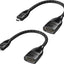 2 Pzas Adaptador Micro HDMI a HDMI 8K 60Hz 4K 240Hz