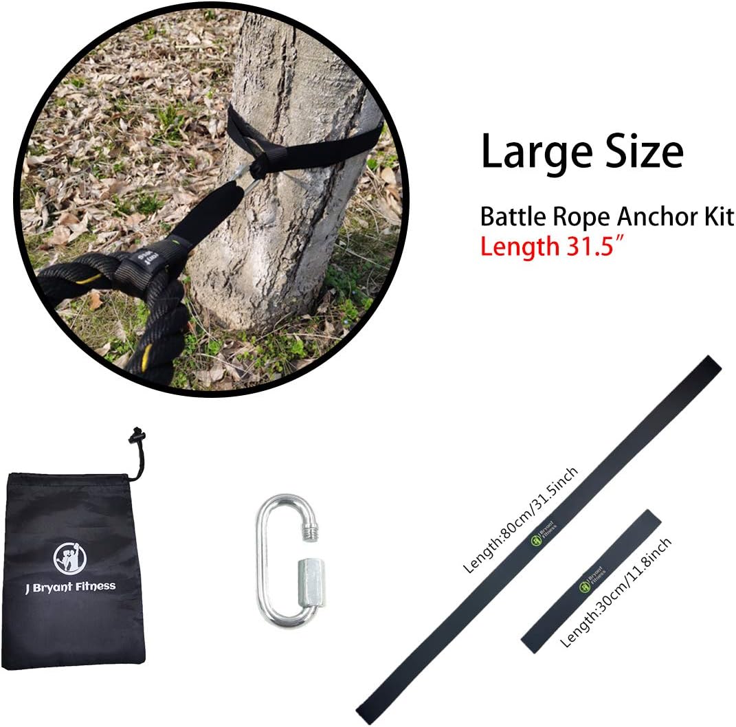 Kit correa anclaje cuerda batalla exterior 19"