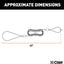 Cordón repuesto interruptor remolque pack 2