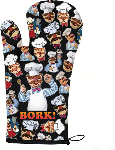 Guantes de cocina suecos divertidos para chef, regalo de cocina Bork
