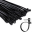 Bridas cable negro orificio 7.5pulg 75lbs pared interior