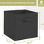 Set 8 Cubos Almacenamiento 11" Tela Plegables con Asas