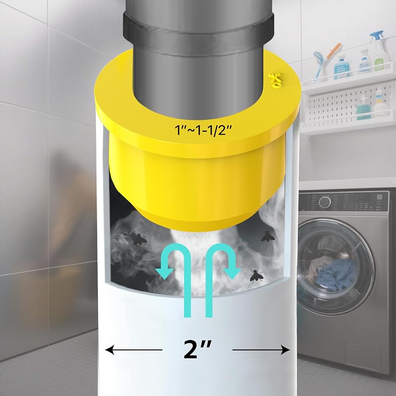Tapón drenaje lavadora silicona 1 a 1 1/2 pulg