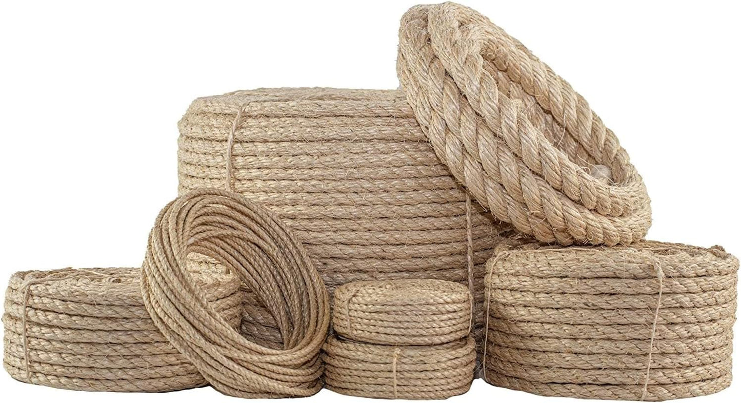 Cuerda sisal trenzada 3/16pulg resistente humedad rascador gatos