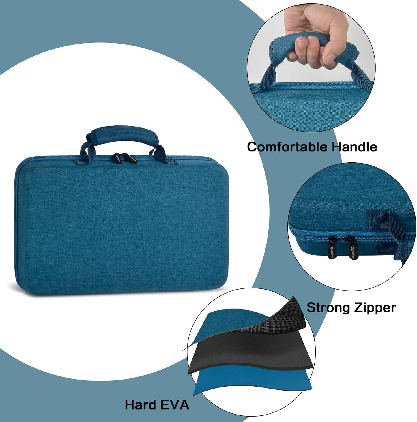 Estuche cuchillos bolsillo soporte organiz. plegable